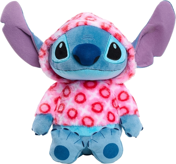 Disney Stitch Large Valentines Heart Hoodie Plush Stuffed Animal
