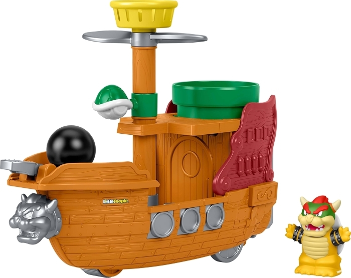 Fisher-Price Little People My Mario Bowser's Airship Toy