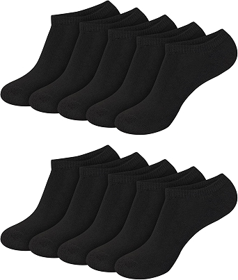 Hanes Women's No Show Socks Value-Pack Moisture-Wicking Athletic MultiPack