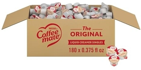 Nestle Coffee mate Original Non-Dairy Creamer Singles, 0.375 oz, 180-Pack