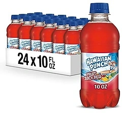 Hawaiian Punch Fruit Juicy Red Juice Drink, 10 Oz Bottles, 24 Count