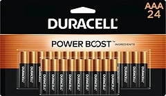 Duracell Coppertop AAA Batteries, 24 Count, 12-Year Shelf Life