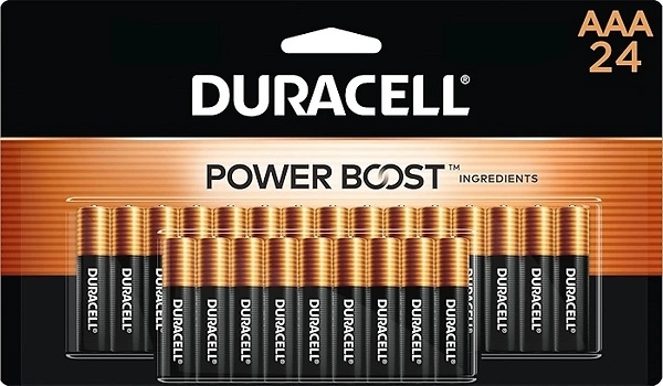 Duracell Coppertop AAA Batteries, 24 Count, 12-Year Shelf Life