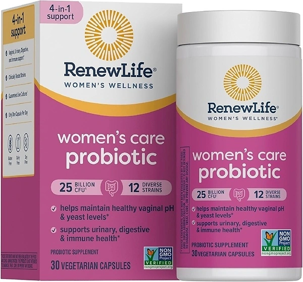 Renew Life Women's Probiotic 25 Billion CFU 30 Vegetarian Capsules