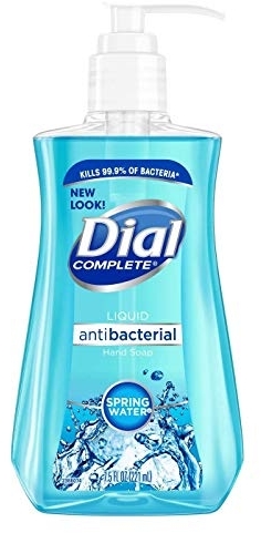 Dial Liquid Hand Soap, Spring Water, 7.5 Ounce (2 Pack)