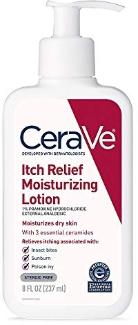 CeraVe Anti Itch Moisturizing Lotion with Pramoxine, 8 Ounce, Relieves Itch
