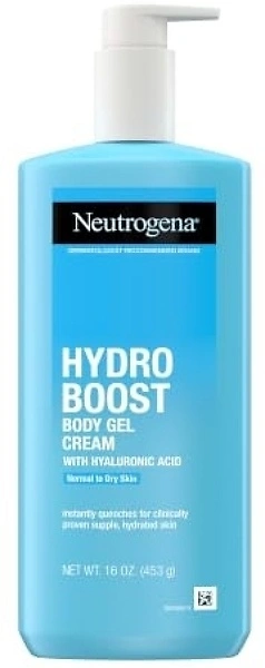 Neutrogena Hydro Boost Body Gel Cream, 16 oz, Hydrating Lotion for Normal to Dry Skin