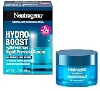 Neutrogena Hydro Boost Night Pressed Serum, 1.7 oz, Hydrating Face Moisturizer