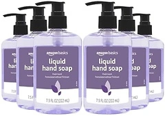 Amazon Basics Original Fresh Liquid Hand Soap with Moisturizers, 7.5 Fl Oz (Pack of 6)