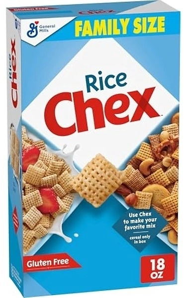 Rice Chex Cereal, Gluten Free, Family Size, 18 oz