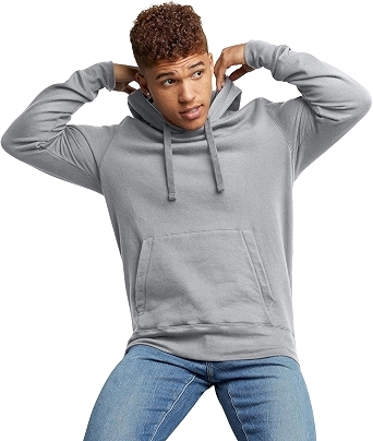 Hanes Comfortblend Originals Midweight Fleece Hoodie, Light Steel, XX-Large