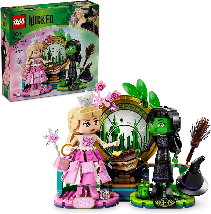 LEGO Wicked Elphaba & Glinda Figures Building Toys, Age 10+, 75682