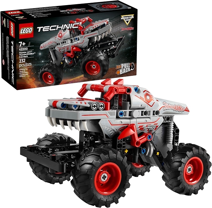 LEGO Technic Monster Jam ThunderROARus Pull-Back Monster Truck Toy - Ages 7+