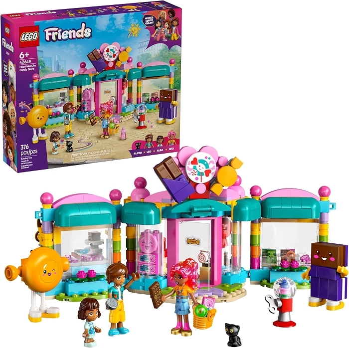 LEGO Friends Heartlake City Candy Store Building Toy - Pretend Playset, 42649