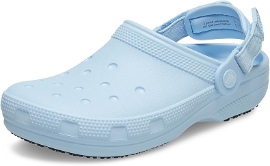 Crocs Unisex-Adult Classic Work Clog, Blue Frost, 13 Women/11 Men