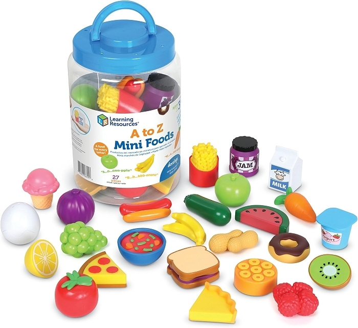 Learning Resources A to Z Mini Foods