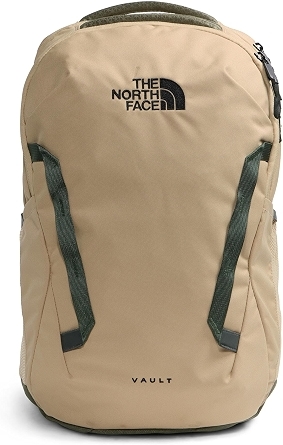 The North Face Vault Laptop Pack, Khaki Stone/New Taupe Grn, OSFA