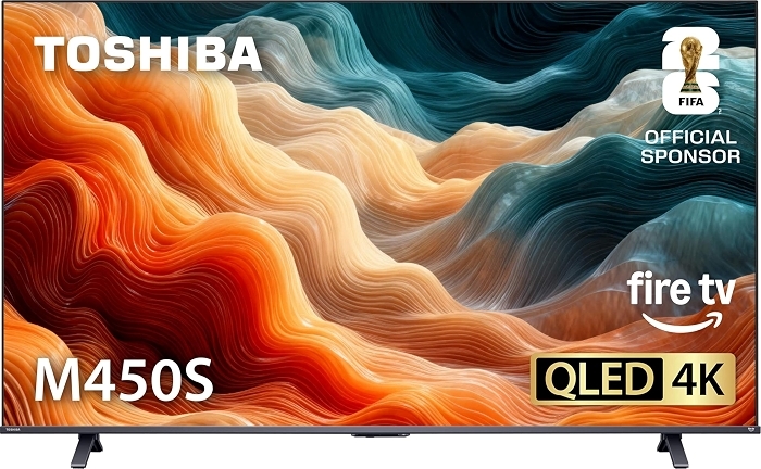 TOSHIBA 43" Class M450 Series QLED 4K UHD Smart Fire TV, Voice Remote