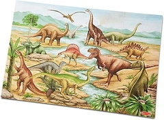 Melissa & Doug Dinosaurs Floor Puzzle - 48 Pieces, 2ft x 3ft Assembled