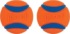 Chuckit! Ultra Ball Dog Toy, Medium Bouncy Fetch Balls, Durable Rubber, Pack of 2