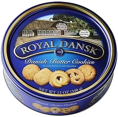 Royal Dansk Danish Cookie Selection, No Preservatives, 12 Oz.