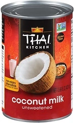 Thai Kitchen Gluten Free Unsweetened Coconut Milk, 13.66 fl oz (Pack of 12)