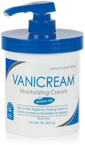 Vanicream Moisturizing Skin Cream with Pump Dispenser, 16 fl oz - Sensitive Skin
