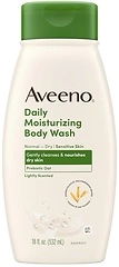 Aveeno Daily Moisturizing Body Wash for Dry & Sensitive Skin, 18 fl. oz
