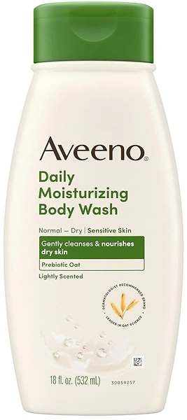 Aveeno Daily Moisturizing Body Wash for Dry & Sensitive Skin, 18 fl. oz