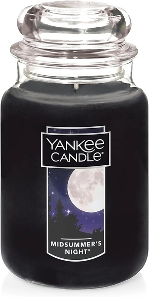 Yankee Candle MidSummer's Night Scented Jar Candle, 22oz, 110 Hours Burn Time