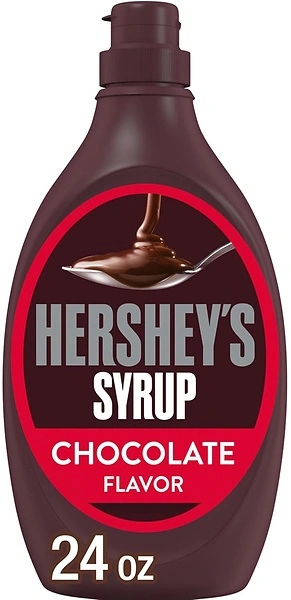 HERSHEY'S Chocolate Syrup Bottle, 24 oz