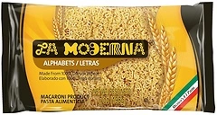 La Moderna Alphabet Pasta, Noodles, Durum Wheat, Protein, Fiber, Vitamins, 7 Oz