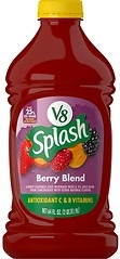 V8 Splash Berry Blend Flavored Juice Beverage, 64 Ounce Bottle