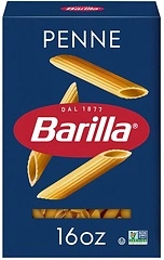 Barilla Penne Pasta, 16 oz. Box - Non-GMO, Made with Durum Wheat Semolina