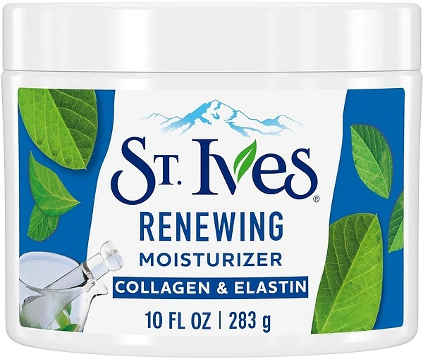 St. Ives Face Moisturizer Cream, Collagen and Elastin, 10 oz, Paraben Free
