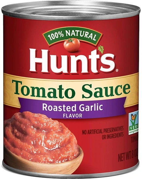 Hunt's Tomato Sauce with Roasted Garlic, Keto Friendly, 8 oz