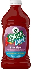 V8 Splash Diet Berry Blend Flavored Juice Beverage, 64 fl oz Bottle