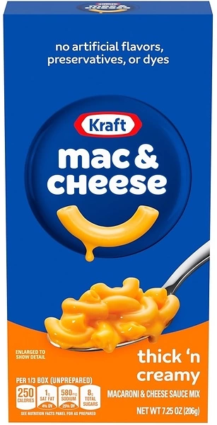 Kraft Thick 'n Creamy Macaroni & Cheese Dinner (7.25 oz Box)
