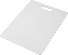 Farberware Large Cutting Board, Dishwasher-Safe Plastic, 11" x 14", White