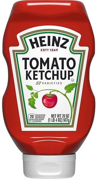 Heinz Tomato Ketchup, 20 oz Bottle