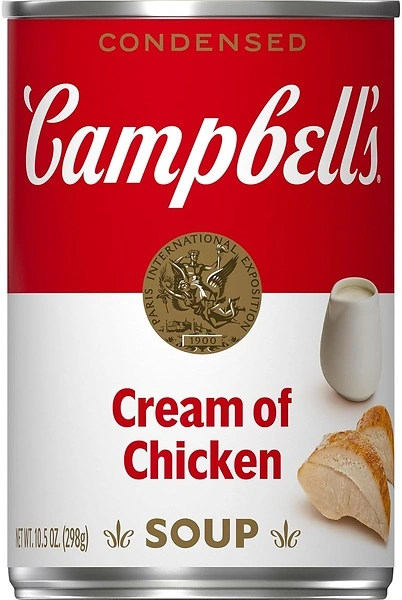 Campbell's Condensed Cream of Chicken Soup, 10.5 oz Can