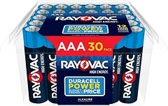 Rayovac High Energy AAA Batteries (30 Pack), Alkaline Triple A Batteries