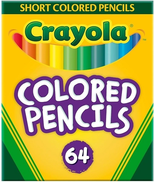 Crayola Mini Colored Pencils, Coloring Supplies for Kids, 64 Count