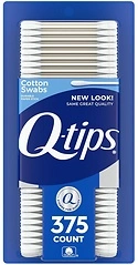 Q-tips Cotton Swabs, Original, For Home, First Aid and Beauty, 100 Cotton, 375 Count