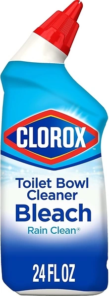 Clorox Toilet Bowl Cleaner, Rain Clean - 24 Ounces