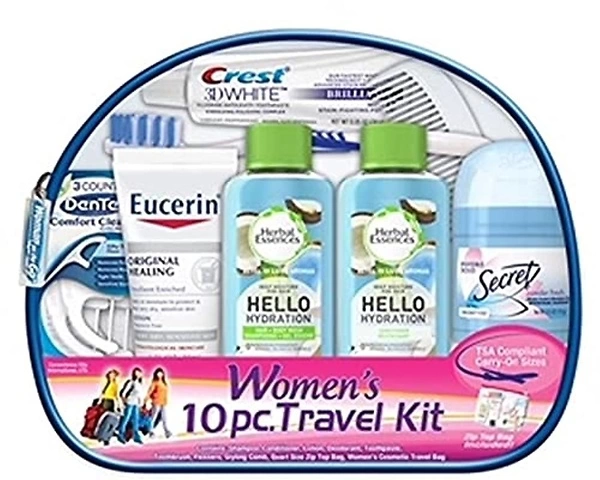 Convenience Kits International Women's Herbal Essence Kit, Blue, 10 Piece Set