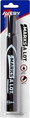 AVERY Marks-A-Lot, Large Chisel Tip Permanent Marker, Black (18888)