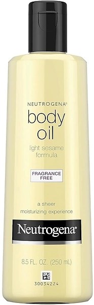 Neutrogena Body Oil, Light Sesame Formula, Moisturizer, 8.5 fl. oz