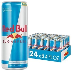 Red Bull Sugar Free Energy Drink, 8.4 Fl Oz, 24 Cans