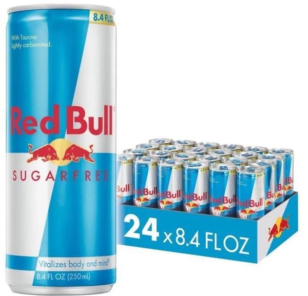 Red Bull Sugar Free Energy Drink, 8.4 Fl Oz, 24 Cans